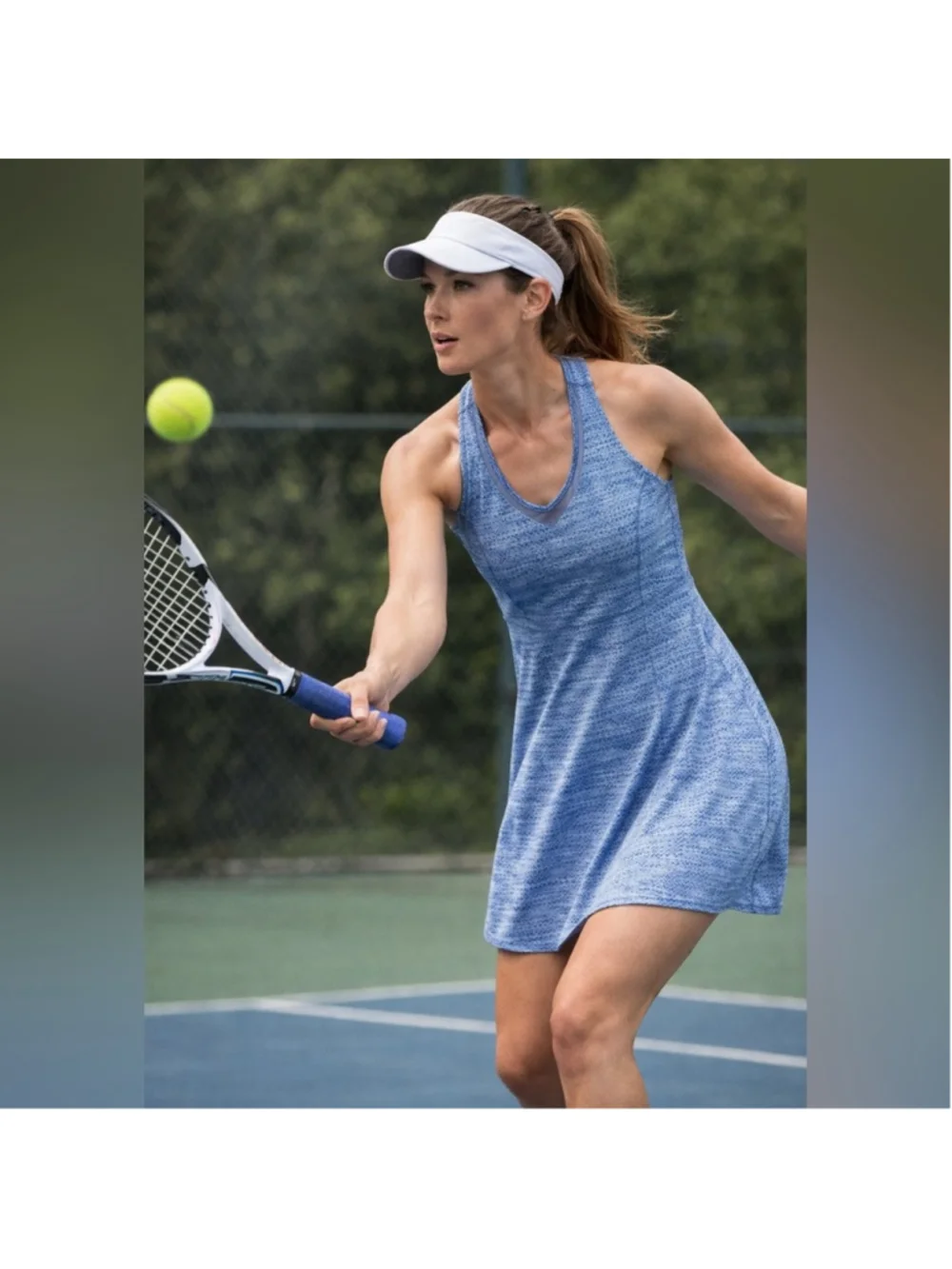 Mondetta Blue Sleeveless Athletic Dress